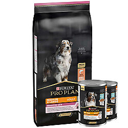 Pro Plan Senior Medium Large Somonlu Yaşlı Köpek Maması 14 Kg + 2 Adet Pro Plan Konserve 400 Gr - Pro Plan