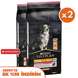 Pro Plan Senior Medium Large Somonlu Yaşlı Köpek Maması 14 Kg x 2 Adet - Pro Plan