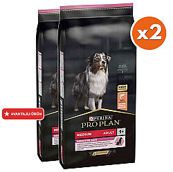 Pro Plan Sensitive Somonlu Hassas Köpek Maması 10 Kg x 2 Adet - Pro Plan
