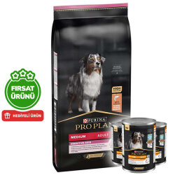 Pro Plan Sensitive Somonlu Hassas Köpek Maması 10 Kg + 3 Adet Köpek Konservesi 400 Gr - Pro Plan