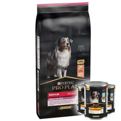 Pro Plan Sensitive Somonlu Hassas Köpek Maması 10 Kg + 3 Adet Köpek Konservesi 400 Gr - 2