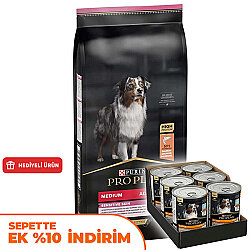 Pro Plan Sensitive Somonlu Hassas Köpek Maması 10 Kg + 6 Adet Pro Plan Konserve 400 Gr - Pro Plan