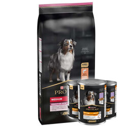 Pro Plan Sensitive Somonlu Hassas Köpek Maması 10 Kg + 3 Adet Pro Plan 400 Gr Konserve - Pro Plan