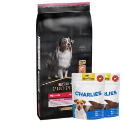 Pro Plan Sensitive Somonlu Hassas Köpek Maması 10 Kg + 2 Adet Gimdog 70 Gr Köpek Ödülü - Pro Plan