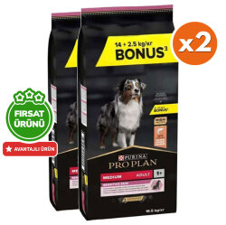 Pro Plan Sensitive Somonlu Hassas Köpek Maması 14 + 2,5 Kg (Toplam 16,5 Kg) x 2 Adet - Pro Plan