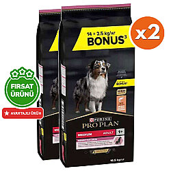 Pro Plan Sensitive Somonlu Hassas Köpek Maması 14 + 2,5 Kg (Toplam 16,5 Kg) x 2 Adet - Pro Plan