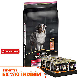 Pro Plan Sensitive Somonlu Hassas Köpek Maması 14 Kg + 12 Adet Pro Plan Konserve 400 Gr - Pro Plan