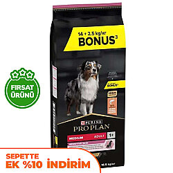 Pro Plan Sensitive Somonlu Hassas Köpek Maması 14 + 2,5 Kg (Toplam 16,5 Kg) + Temizlik Mendili - Pro Plan