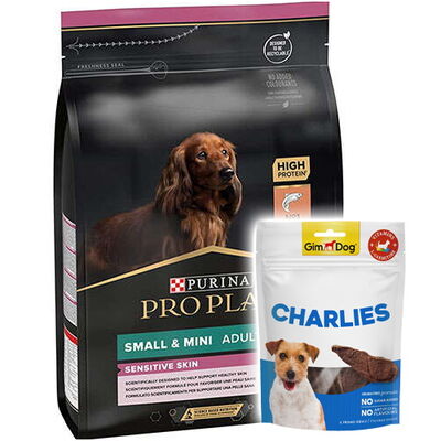 Pro Plan Somonlu Küçük Irk Köpek Maması 3 Kg + Gimdog 70 Gr Köpek Ödülü - 1