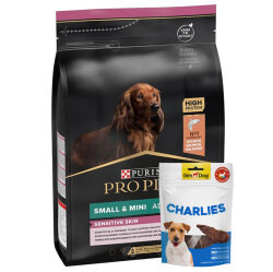 Pro Plan Somonlu Küçük Irk Köpek Maması 3 Kg + Gimdog 70 Gr Köpek Ödülü - Pro Plan