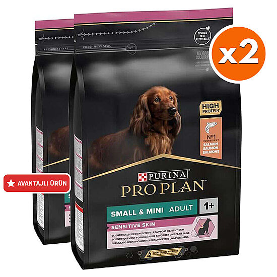 Pro Plan Somonlu Küçük Irk Köpek Maması 3 Kg x 2 Adet - 1