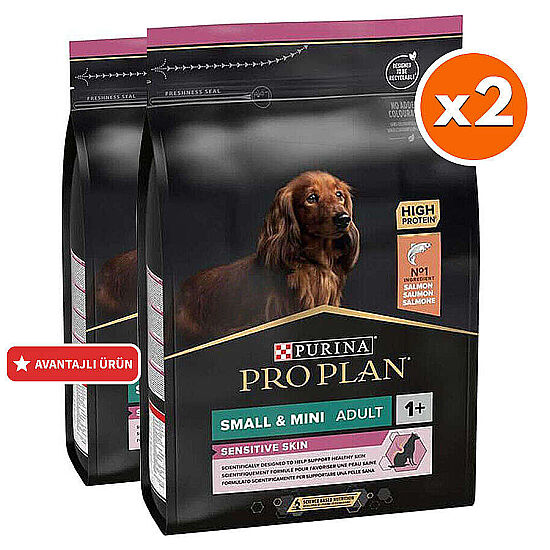 Pro Plan Somonlu Küçük Irk Köpek Maması 3 Kg x 2 Adet + 3 Adet Pro Plan Konserve - 2