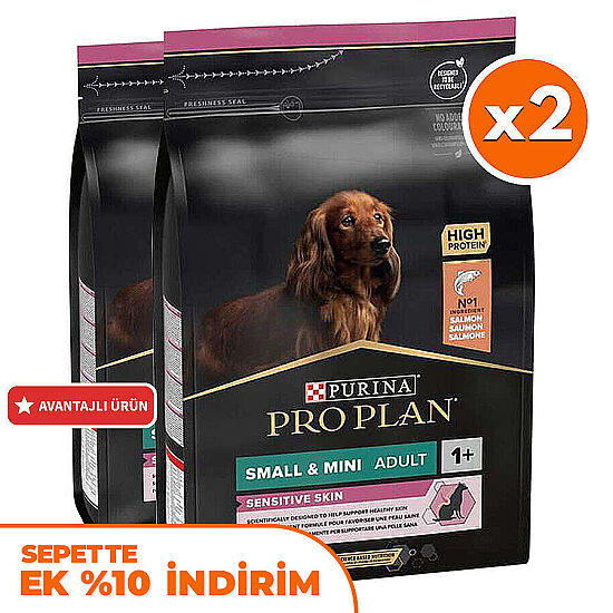 Pro Plan Somonlu Küçük Irk Köpek Maması 3 Kg x 2 Adet - 1