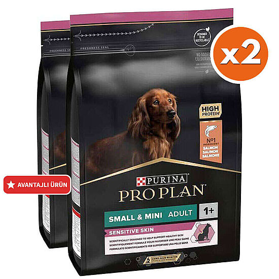 Pro Plan Somonlu Küçük Irk Köpek Maması 7 Kg x 2 Adet + 12 Adet Pro Plan Konserve - 2
