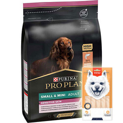 Pro Plan - Pro Plan Somonlu Küçük Irk Köpek Maması 7 Kg + Wanpy Creamy Treat 5x14 Gr