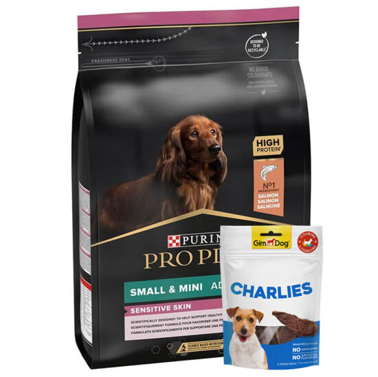 Pro Plan Somonlu Küçük Irk Köpek Maması 7 Kg + Gimdog 70 Gr Köpek Ödülü - 1