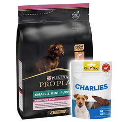 Pro Plan - Pro Plan Somonlu Küçük Irk Yavru Köpek Maması 3 Kg + Gimdog 70 Gr Köpek Ödülü