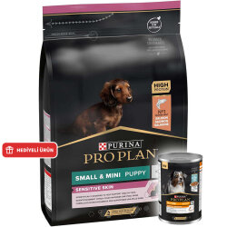 Pro Plan Somonlu Küçük Irk Yavru Köpek Maması 3 Kg + Köpek Konservesi 400 Gr - Pro Plan