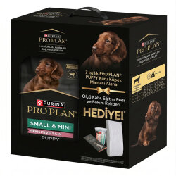 Pro Plan BOX Somonlu Küçük Irk Yavru Köpek Maması 3 Kg + Eğitim Pedi - Pro Plan