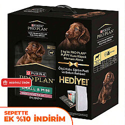 Pro Plan BOX Somonlu Küçük Irk Yavru Köpek Maması 3 Kg + Eğitim Pedi - Pro Plan