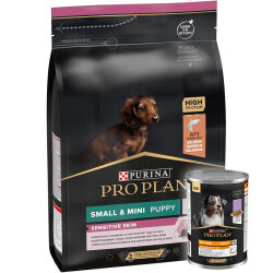 Pro Plan Somonlu Küçük Irk Yavru Köpek Maması 3 Kg + Pro Plan 400 Gr Konserve - Pro Plan