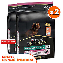 Pro Plan Somonlu Küçük Irk Yavru Köpek Maması 3 Kg x 2 Adet - Pro Plan