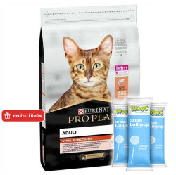 Pro Plan Somonlu Kedi Maması 3 Kg + 3 Adet Wooc Lolipop - Pro Plan