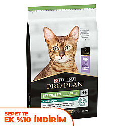 Pro Plan Kısırlaştırılmış Hindi Etli Kedi Maması 10 Kg - Pro Plan