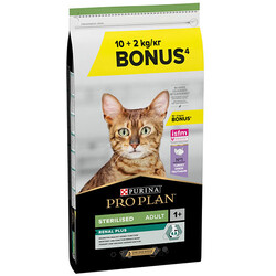 Pro Plan - Pro Plan Kısırlaştırılmış Hindi Etli Kedi Maması 10 + 2 Kg (Toplam 12 Kg) 