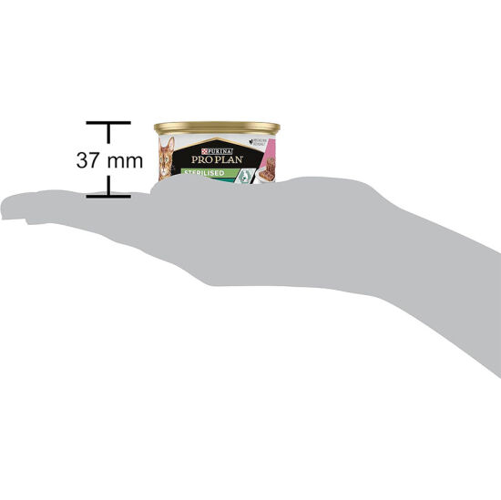 Pro Plan Sterilised Ton Balıklı, Somonlu ve Sebzeli Kısırlaştırılmış Kedi Konservesi ( 24 Adet x 85 Gr ) - 5