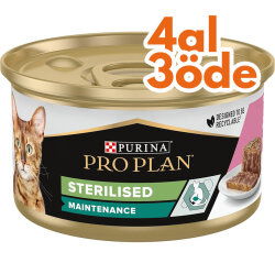 Pro Plan Sterilised Ton ve Somonlu Kısırlaştırılmış Kedi Konservesi 85 Gr - 4 Al 3 Öde - Pro Plan