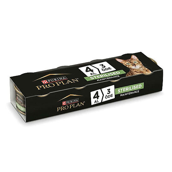 Pro Plan Sterilised Ton ve Somonlu Kısırlaştırılmış Kedi Konservesi 85 Gr - 4 Al 3 Öde - 1