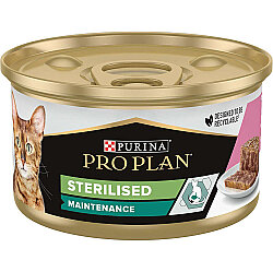 Pro Plan Sterilised Ton Balıklı ve Somonlu Kısırlaştırılmış Kedi Konservesi 85 Gr - Pro Plan