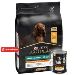 Pro Plan Tavuk Etli Küçük Irk Köpek Maması 3 Kg + Köpek Konservesi 400 Gr - Pro Plan
