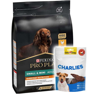 Pro Plan Tavuk Etli Küçük Irk Köpek Maması 3 Kg + Gimdog 70 Gr Köpek Ödülü