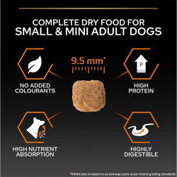 Pro Plan Tavuk Etli Küçük Irk Köpek Maması 3 Kg + Gimdog 70 Gr Köpek Ödülü - 8