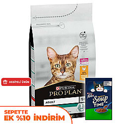 Pro Plan Tavuk Etli Kedi Maması 1,5 Kg + Felix Soup Time Çorba - Pro Plan