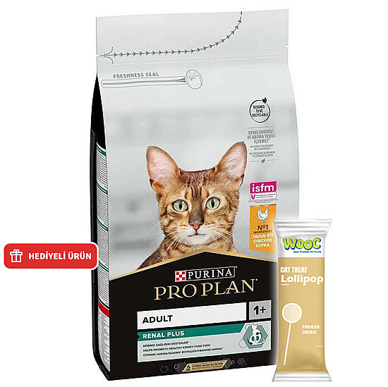 Pro Plan Tavuk Etli Kedi Maması 1,5 Kg + Wooc Lolipop Ödül - 1