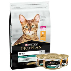 Pro Plan - Pro Plan Tavuk Etli Yetişkin Kedi Maması 3 Kg + 3 Adet Pro Plan 85 Gr Yaş Mama