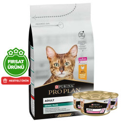 Pro Plan Tavuk Etli Kedi Maması 3 Kg + 3 Adet Kedi Konservesi 85 Gr - Pro Plan