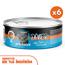 ProChoice DÖNER Bites Adult Sos İçerisinde Balıklı Kedi Yaş Maması 70 Gr x 6 Adet - Pro Choice