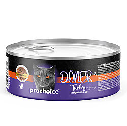 ProChoice DÖNER Bites Adult Sos İçerisinde Hindili Kedi Yaş Maması 70 Gr x 6 Adet - 3
