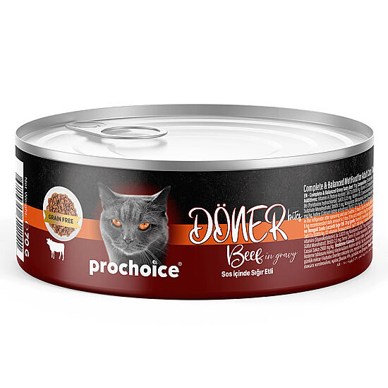 ProChoice DÖNER Bites Adult Sos İçerisinde Dana Etli (Biftekli) Kedi Yaş Maması 70 Gr - 2