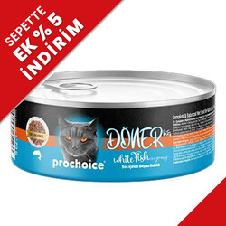 Pro Choice - ProChoice DÖNER Bites Adult Sos İçerisinde Balıklı Kedi Yaş Maması 70 Gr
