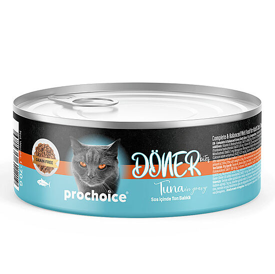 ProChoice DÖNER Bites Adult Sos İçerisinde Ton Balıklı Kedi Yaş Maması 70 Gr - 2