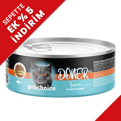 Pro Choice - ProChoice DÖNER Bites Adult Sos İçerisinde Ton Balıklı Kedi Yaş Maması 70 Gr