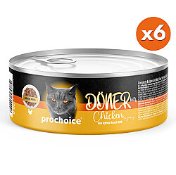 ProChoice DÖNER Bites Adult Sos İçerisinde Tavuklu Kedi Yaş Maması 70 Gr x 6 Adet - 2