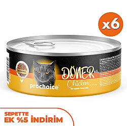 ProChoice DÖNER Bites Adult Sos İçerisinde Tavuklu Kedi Yaş Maması 70 Gr x 6 Adet - Pro Choice