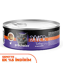 ProChoice DÖNER Bites Adult Sos İçerisinde Hindili Kedi Yaş Maması 70 Gr - Pro Choice