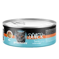 ProChoice DÖNER Bites Adult Sos İçerisinde Ton Balıklı Kedi Yaş Maması 70 Gr x 6 Adet - Thumbnail